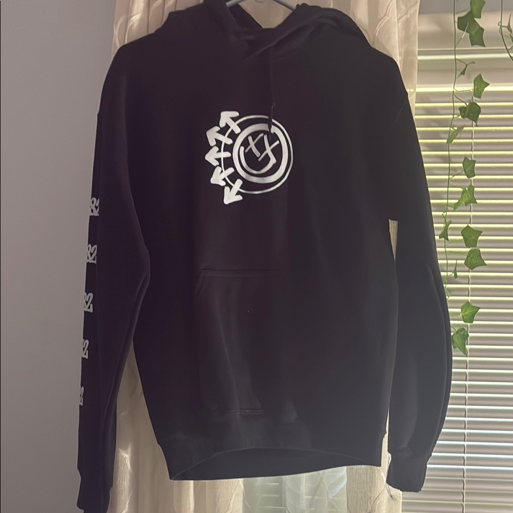 Women's Black Graphic Hoodie